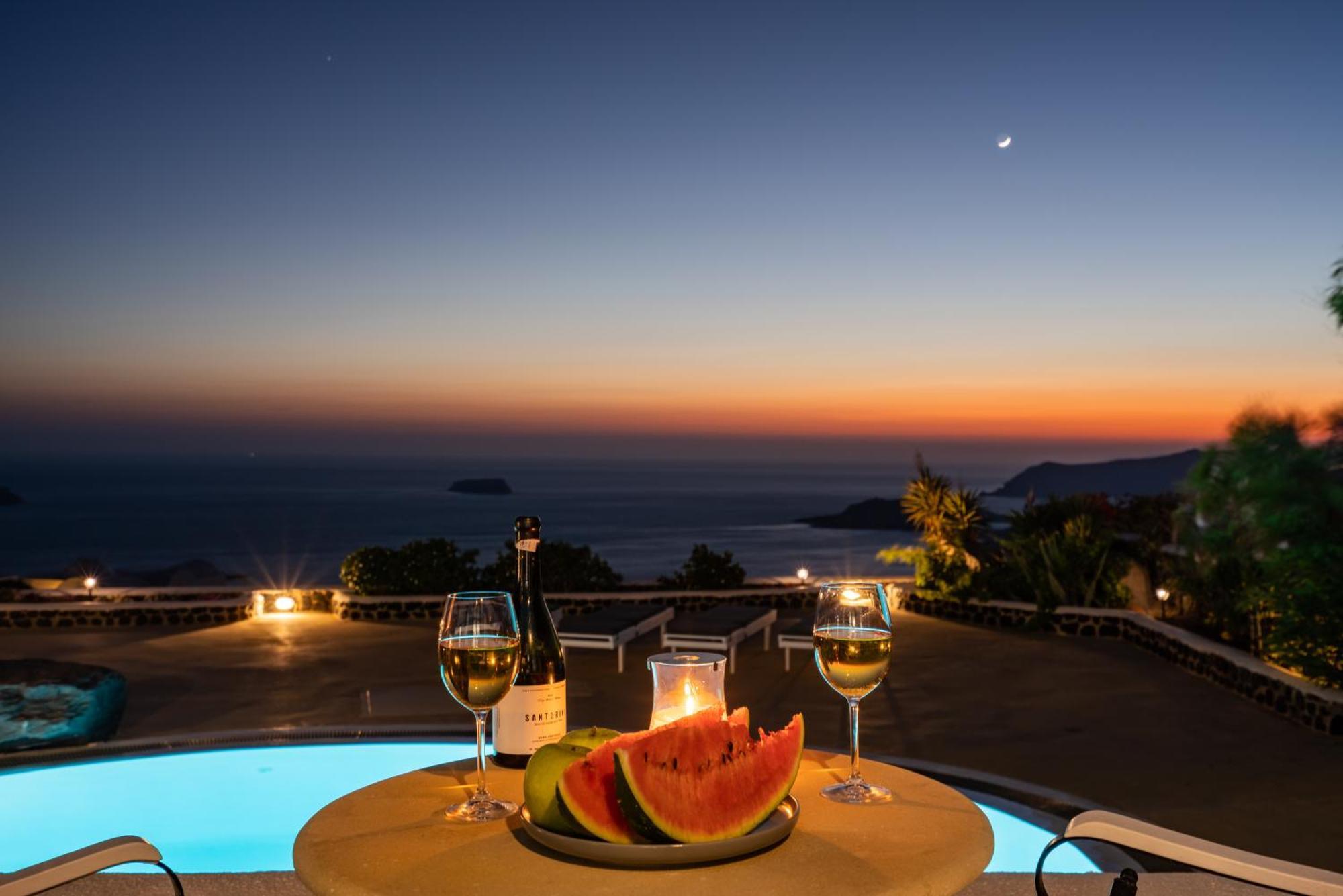 Villa Oinos - Sunset Views Ormos Athinios Exterior foto
